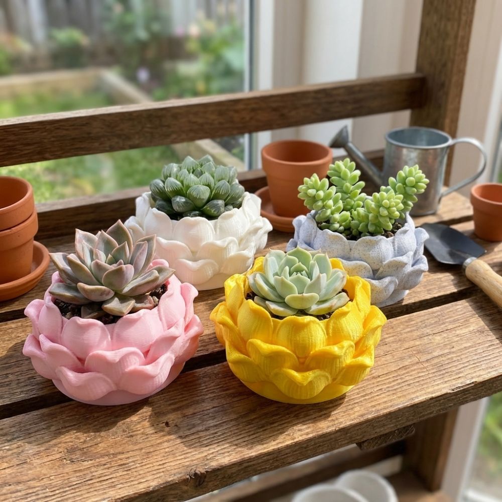 Lotus Shaped Succulent Plant P - Echeveria Succulent ulasan dan harga