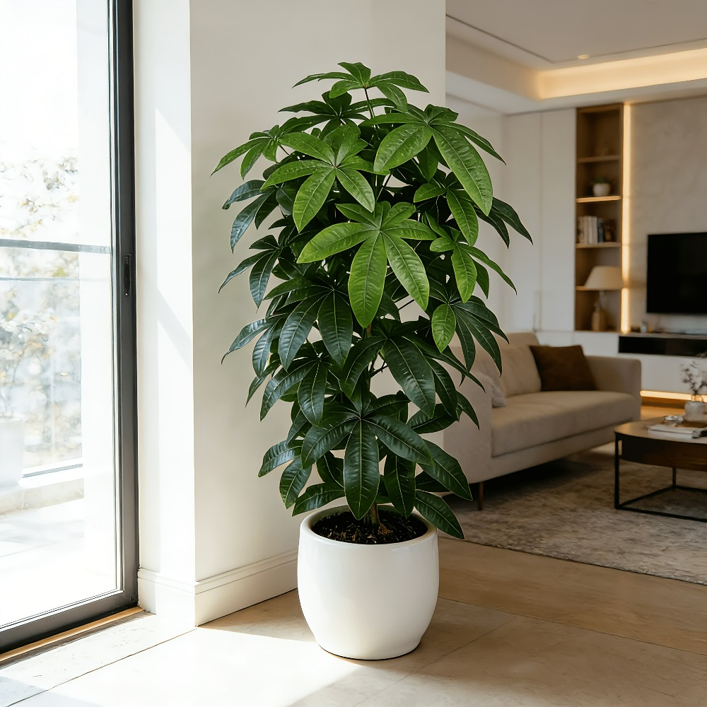 An Artificial Money Tree Pachi - Monstera Adansonii ulasan dan harga